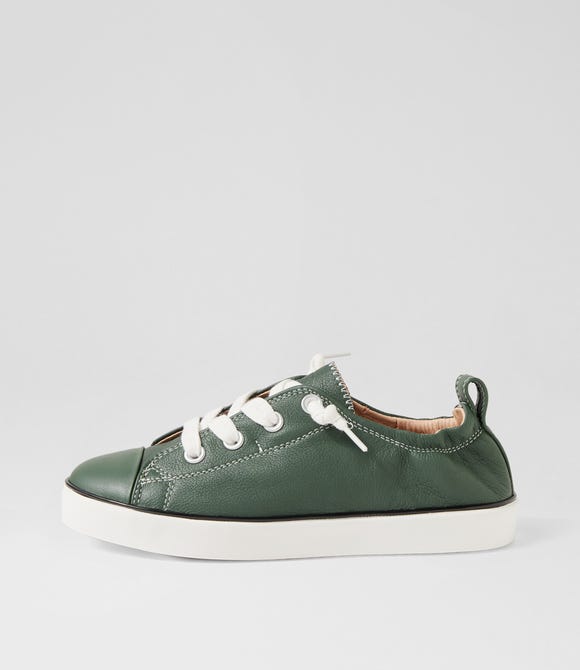Epic Green Leather Sneakers