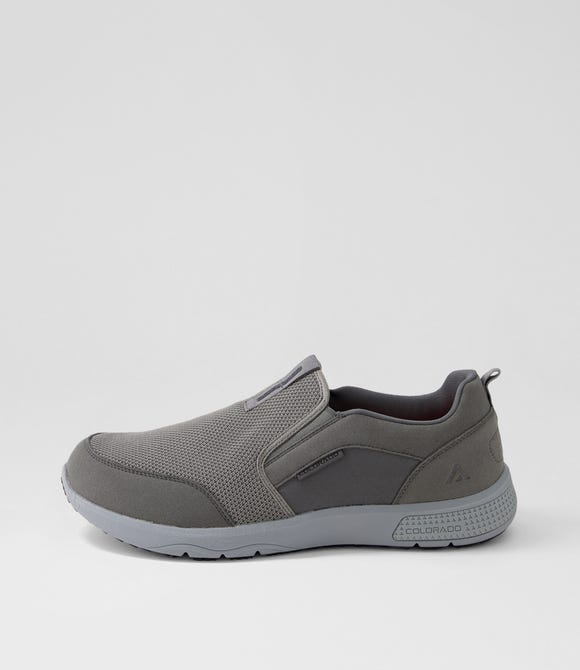 Saka Grey Mesh Sneakers